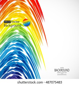 Abstraction of colored stripes