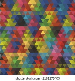 Abstraction colorful background from triangles. Idea for your design.