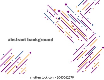 abstraction, cover with lines and geometric figures