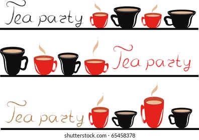 Abstraction with cups of tea.