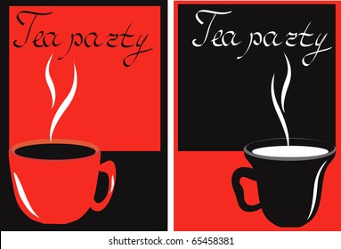Abstraction with cups of tea.