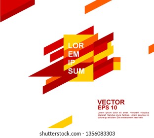 abstraction design with matching lines and colors