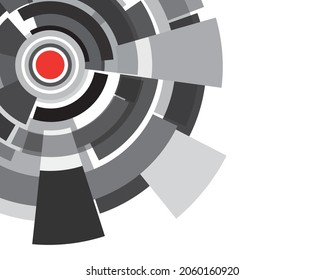 Abstraction digital technology vector background, geometry abstract object for you business presentation