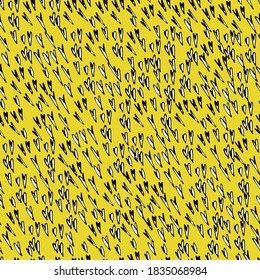 Abstraction drawing heart, dots, curls. Hand-drawn graphics for children and adults. Abstraction for textiles, wallpaper, design paper. Stock graphics Isolate. Texture for the background.