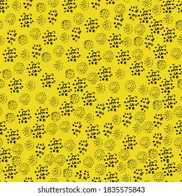 Abstraction drawing heart, dots, curls. Hand-drawn graphics for children and adults. Abstraction for textiles, wallpaper, design paper. Stock graphics Isolate. Texture for the background.