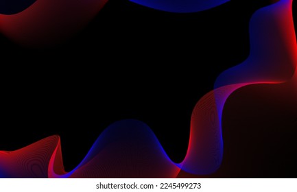 la abstracción está de moda. coloreado 
fondo vectorial de diseño azul negro rojo. imprimir
