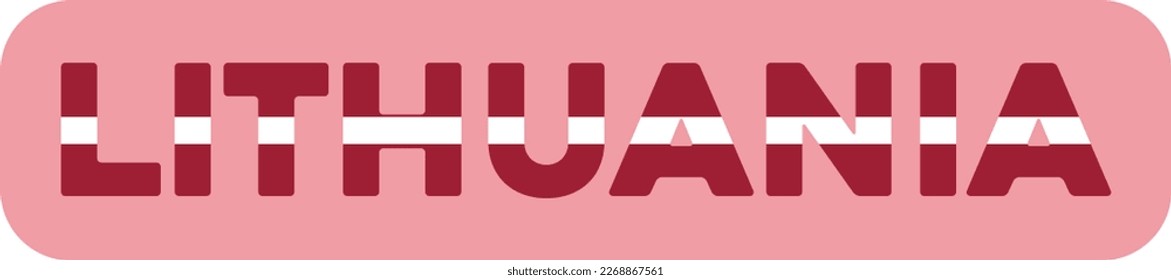 Abstraction of the flag of the country of Lithuania. vector illustration