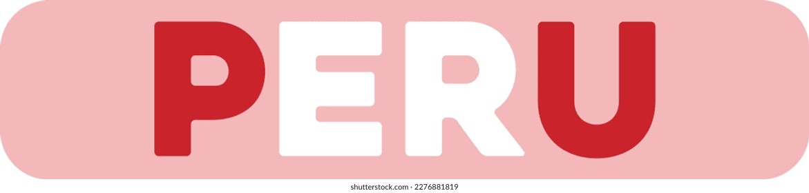 Abstracción de la bandera del Perú. Ilustración del vector