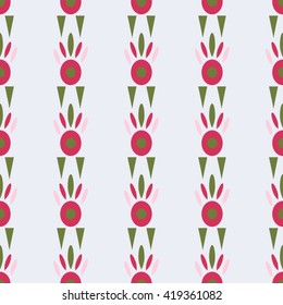 
abstraction with folk themes