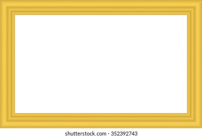 abstraction frame metal gold, precious metals, one rectangular frame vector