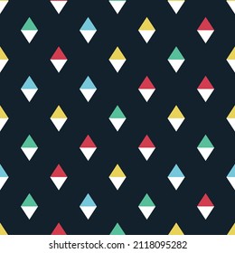 abstraction geometric pattern. seamless pattern with rhombuses.