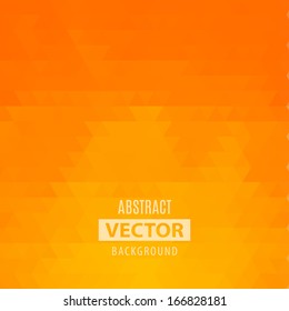 abstraction geometric scene with orange triangles way classic white spill star reflection abstract wall scene technology golden digital orange rich fashionable artistic square business stylish energy