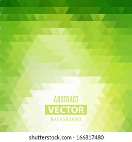 abstraction geometrical background with green triangles straight star texture abstract scene technique edge numeric mesh new space fashionable pure empty contract fancy clean lighting beautiful relaxe