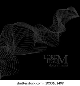 Abstraction from gray fine lines