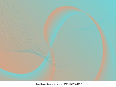 Abstraction in green tones - vector image