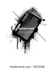 Abstraction grunge background.vector