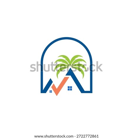 Abstraction Home Nature Checkmark Logo