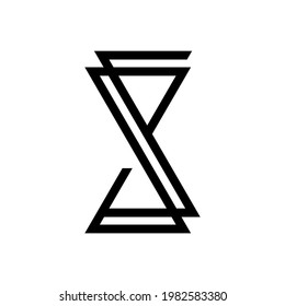 Abstraction icon. Figure icon. Can be used for advertising purposes. Vector EPS 10.
