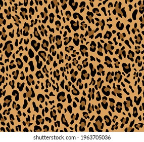 Abstraction leopard seamless pattern, trendy print. Vector illustration for textiles.