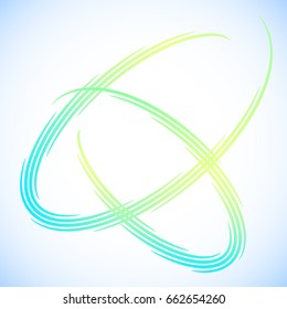 Abstraction of lines, color bars, the background element