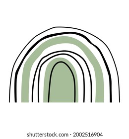 Abstracción. Arcoiris minimalista. Fondo moderno para portada de libros, plantilla de página, impresión, tarjeta, folleto, revista, afiche. Vector