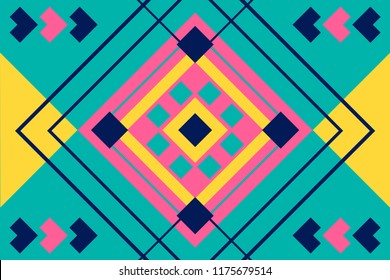Abstraction of modern style with composition of squares. Colorful texture with a modern geometric pattern. Geometric background. Modern abstract background for websites and business.