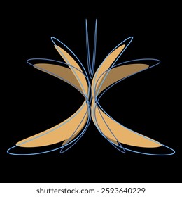 Abstraction multicolored butterflies. Multi-colored blots.   Vector illustration.