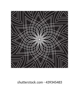 abstraction on a black background vector illustration