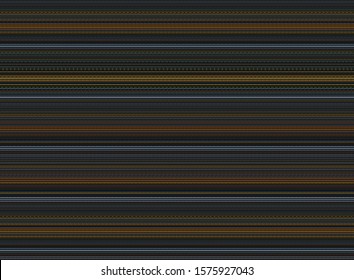 Abstraction on dark blue background. With gold and silver lines. Imitation mat.