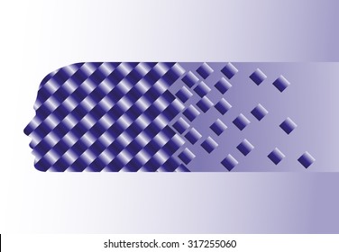 Abstraction on a theme of a human head. Colored vector illustration.