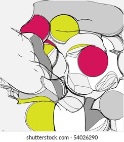 Abstraction of person