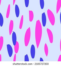 abstraction of pink spots on a blue background patern