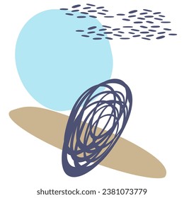 abstraction poster vector picture  nature