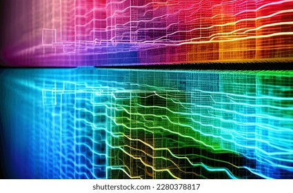 Abstraction. Psychedelic drawing to use as a background.
