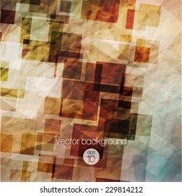 Abstraction retro grunge  vector background