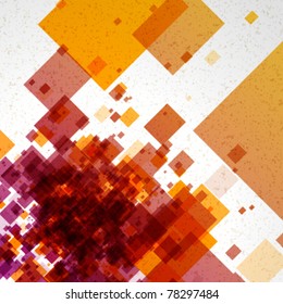 Abstracción de fondo vectorial cuadrado retro. Eps 10.