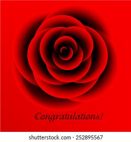 abstraction roses background. Vector 