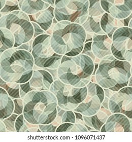 Abstraction. Seamless camouflage pattern located under the net.