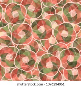 Abstraction. Seamless camouflage pattern located under the net.