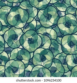 Abstraction. Seamless camouflage pattern located under the net.