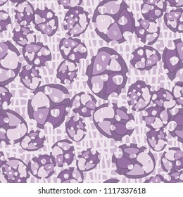 Abstraction. Seamless color pattern made up of multi-colored rounded elements with holes. Under the picture is a background consisting of broken into unequal pieces of squares.
