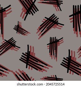 Abstraktion. Nahtloses Muster. Geometrisches Ornament