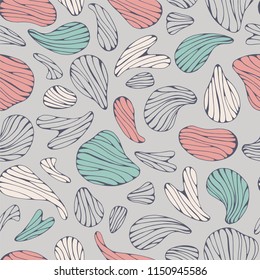 Abstraction seamless pattern. Graphic design.