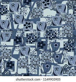 Abstraction. Seamless pattern. Multicolor texture. For fashion design.