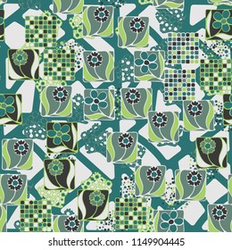 Abstraction. Seamless pattern. Multicolor texture. For fashion design.
