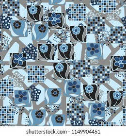 Abstraction. Seamless pattern. Multicolor texture. For fashion design.