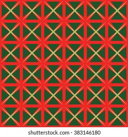 Abstraction seamless pattern of rhombuses and triangles.