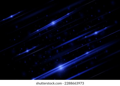 Abstracción de la velocidad de las líneas de luz y de resplandor.