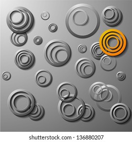 abstraction of a spiral vector