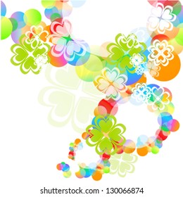 Abstraction with St. Patrick's Day